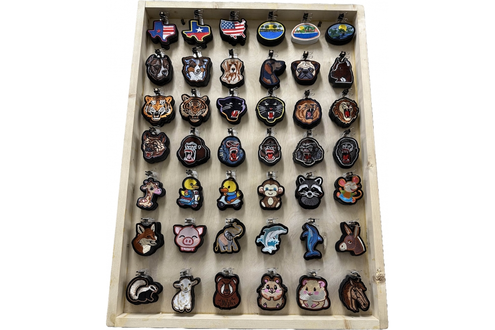 Wooden Display for Patches 6x7 Configuration by Ivamis Patches