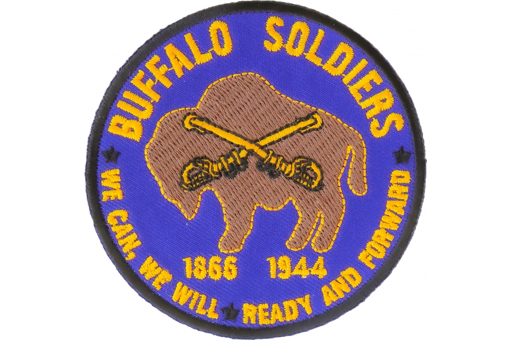 Buffalo Soldiers Patch We Can We Will Read and Forward