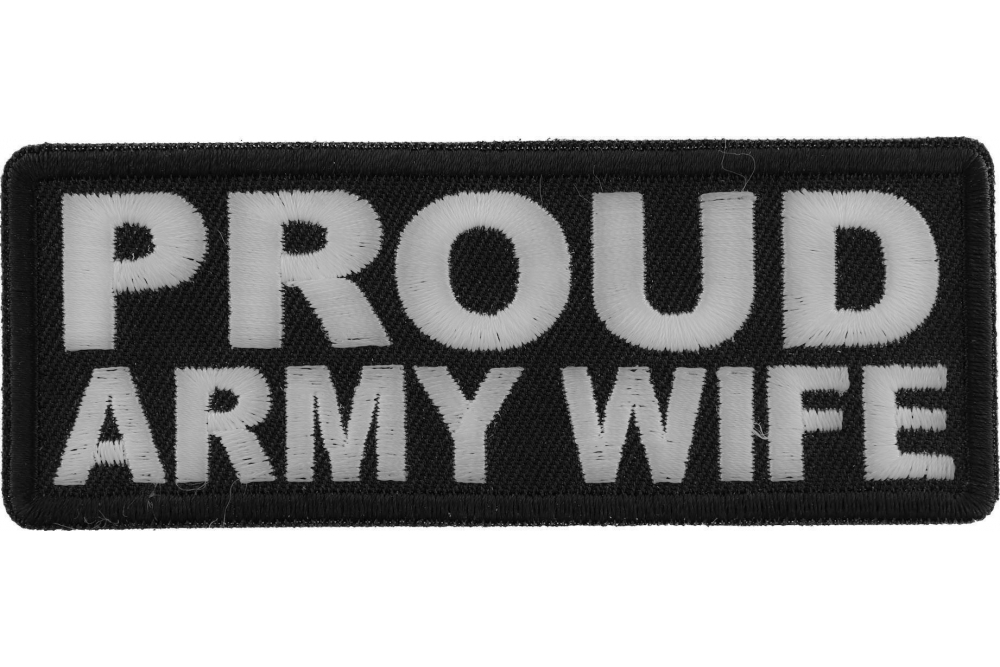 Proud Army Wife Patch