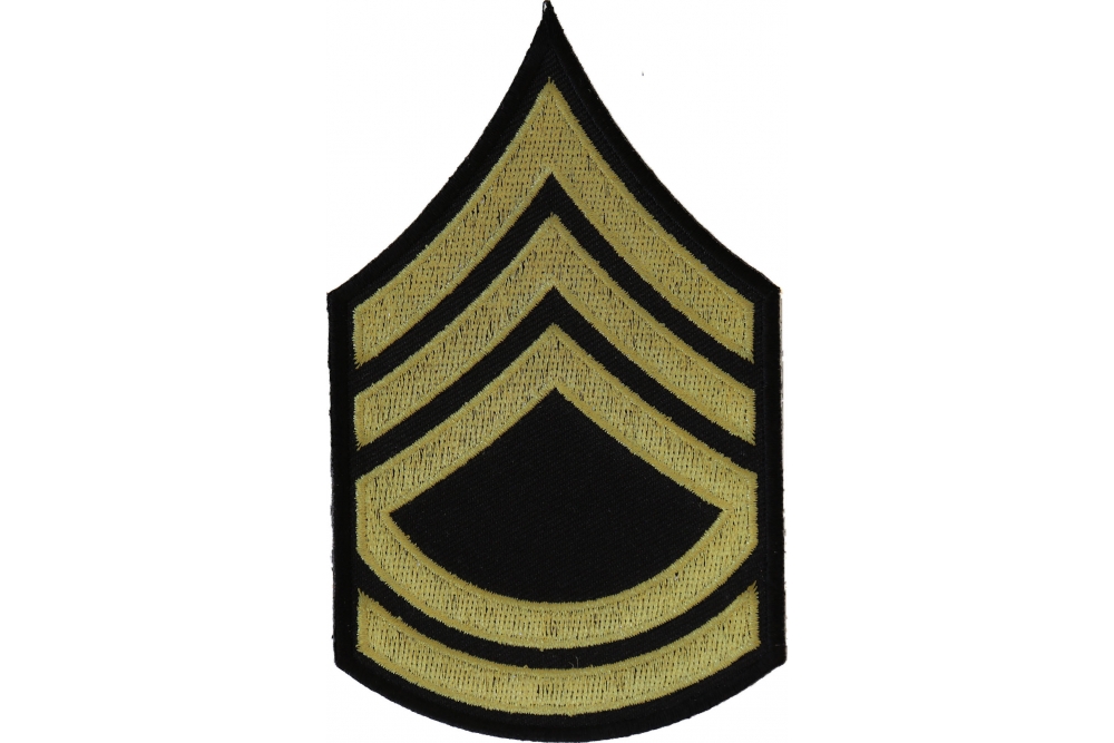 Sergeant First Class Iron on Patch