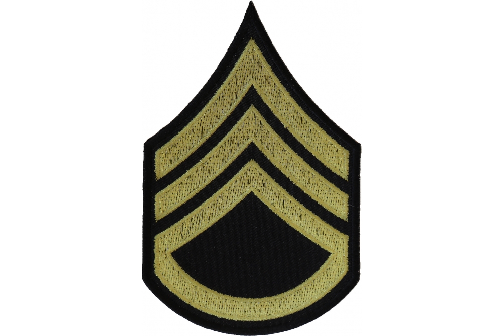Staff Sergeant Iron on Patch
