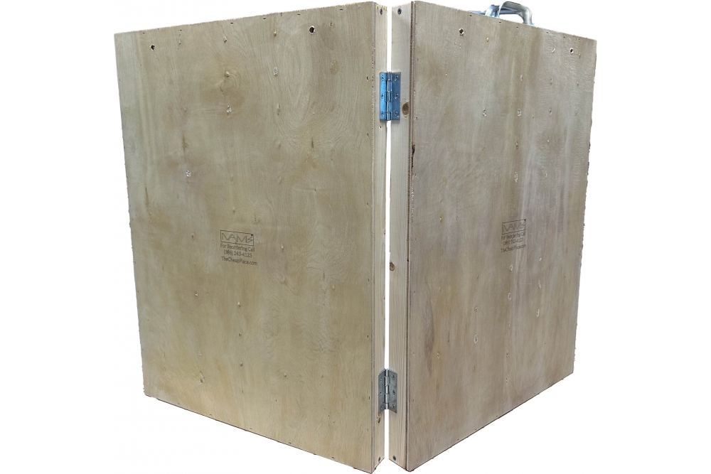 Patch Briefcase shown on jeans