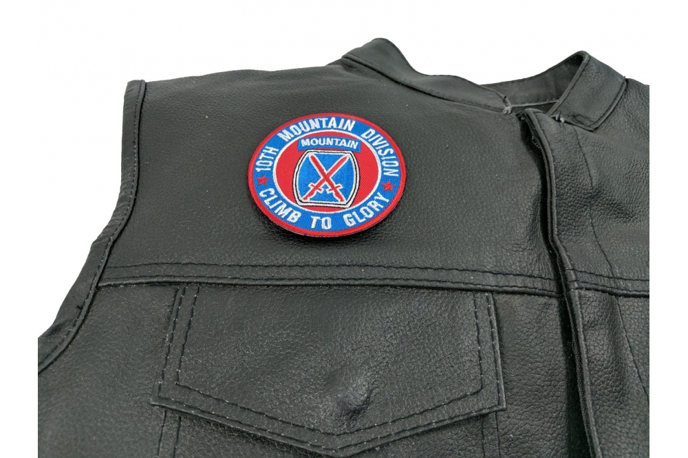  shown on leather vest