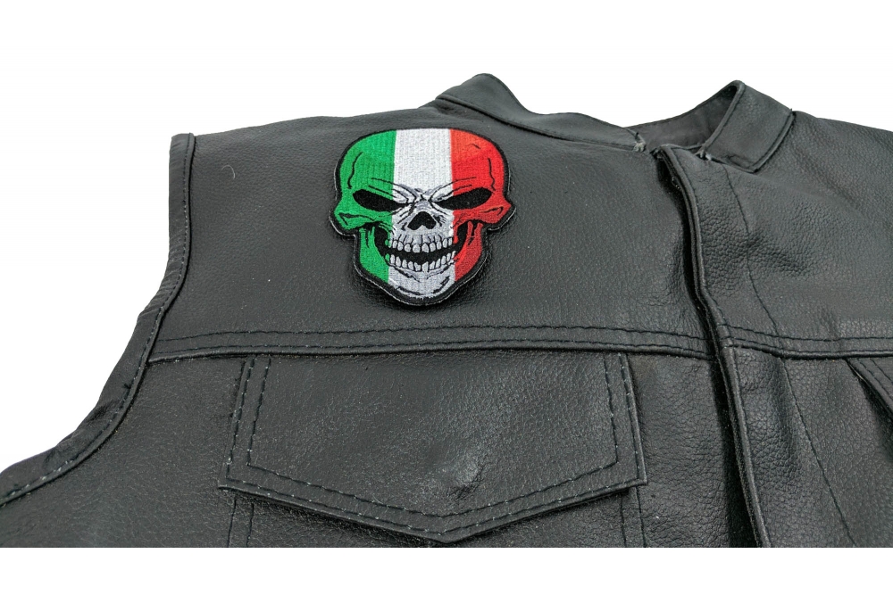  shown on leather vest