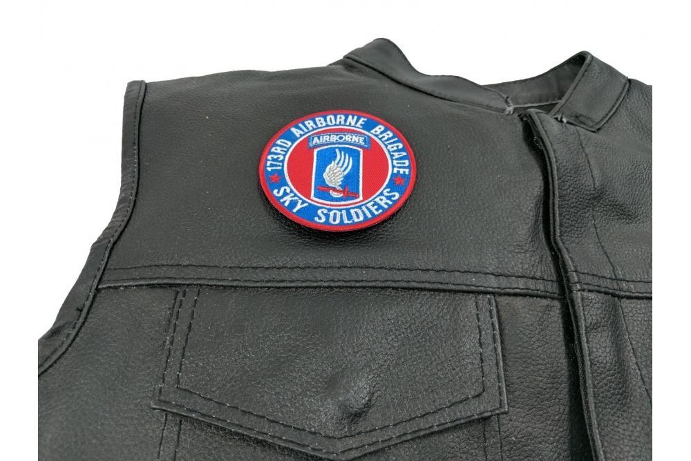 shown on leather vest
