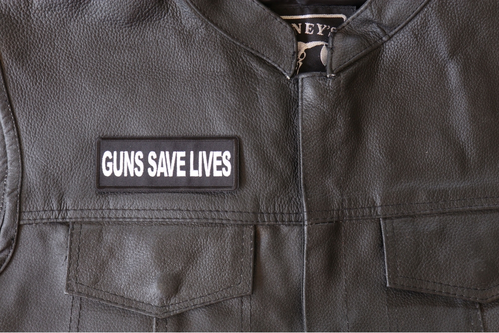 Guns Save Lives Patch - 2nd Amendment Patches by Ivamis Patches