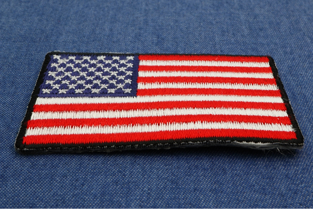 US Flag Patch - Black Border