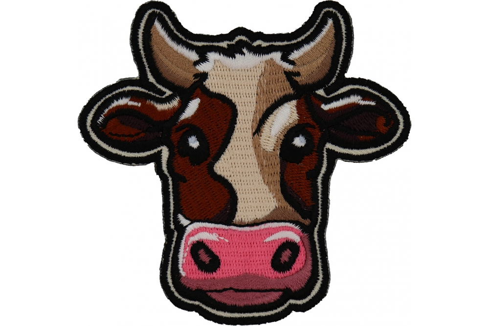 Cartoon Cow Patch By Ivamis Patches premium-ai-image-there-is-a-cow-with-long-horns-and-a-large-nose