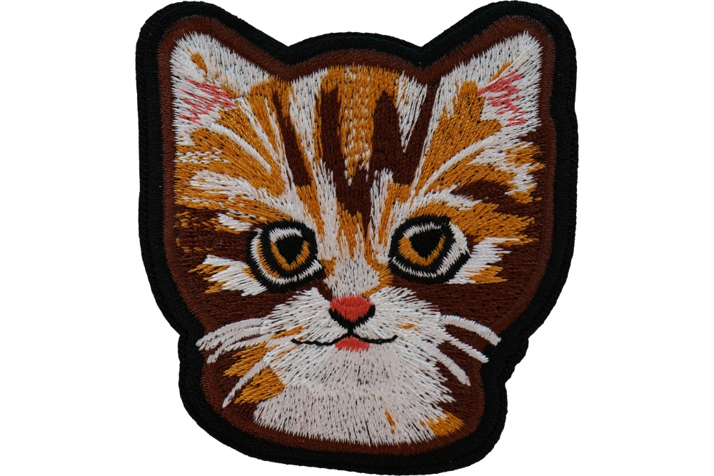 Sweet Kitty Cat Iron on Patch by Ivamis Patches