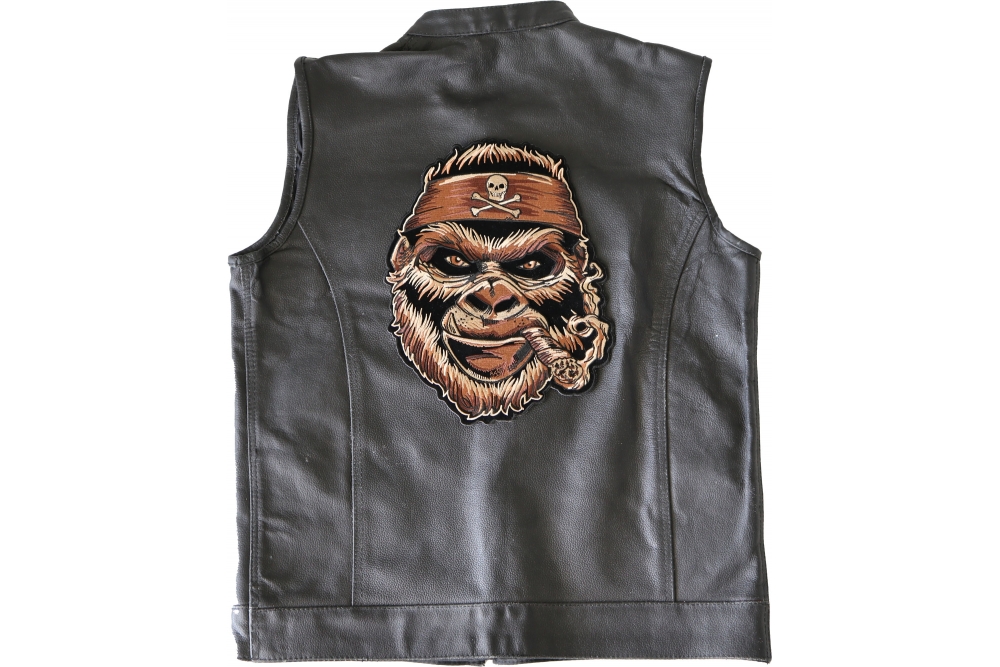 Large Gorilla Patch for Back of Biker Jackets by Ivamis Patches