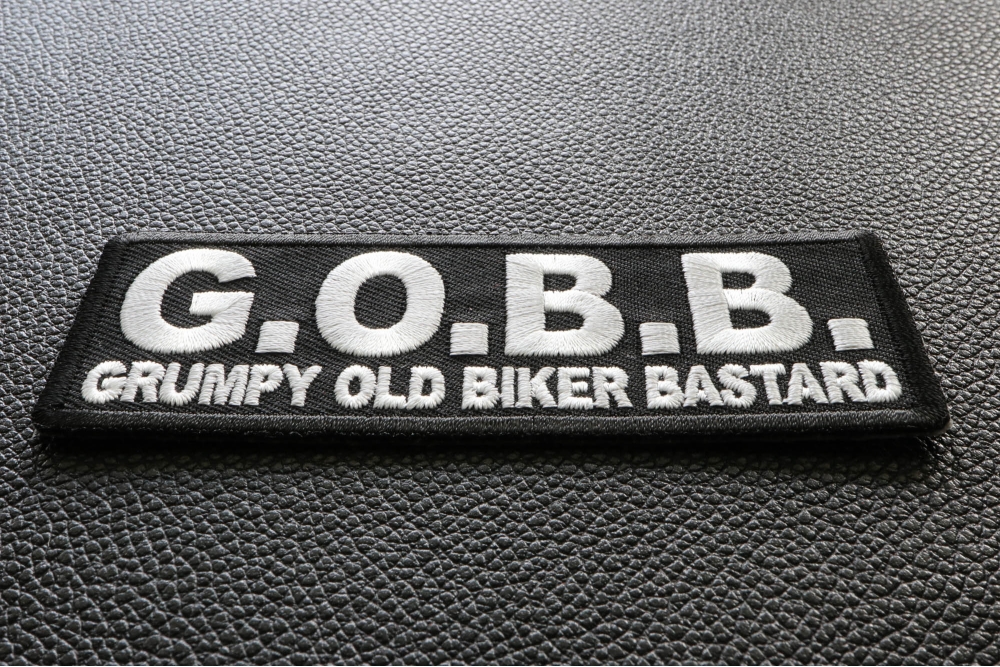 Sgt Grumpy Patch GOBB Grumpy Old Biker Bastard Patch - Biker Saying Patches by Ivamis ...