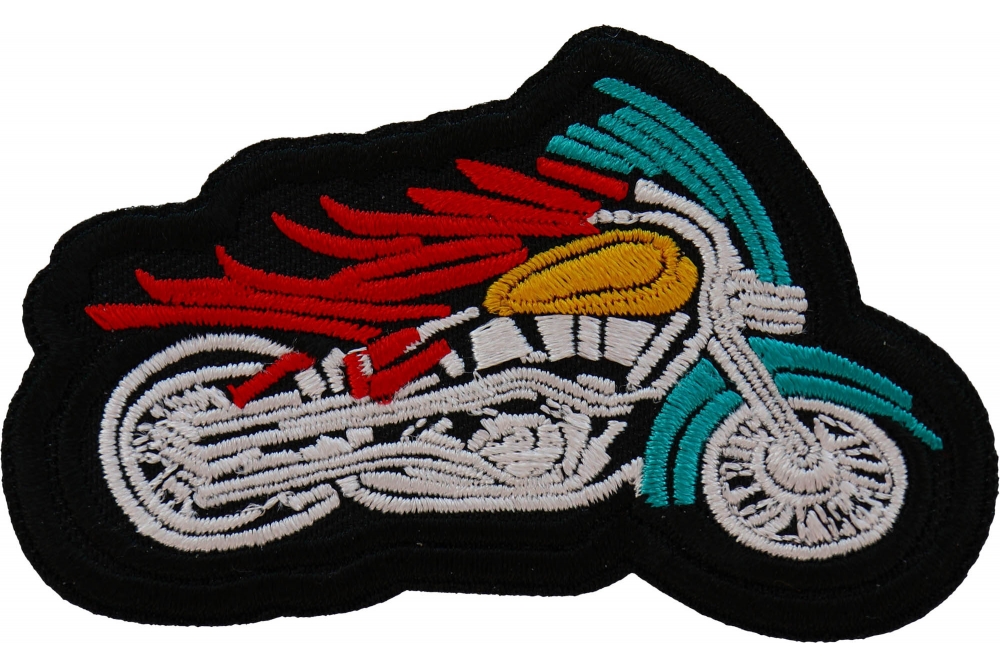 Patch Indian Biker – Patch Thermocollant Indian Motorcycle • Grande ...