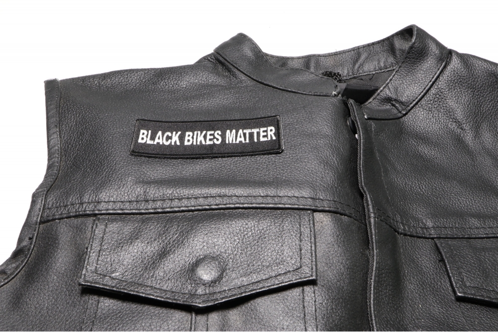 Black Bikes Matter Patch Biker Saying Patches by Ivamis Patches