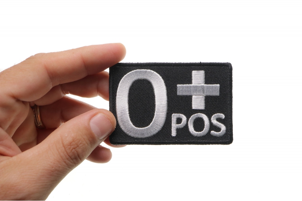 Blood Type O positive (O+) patch