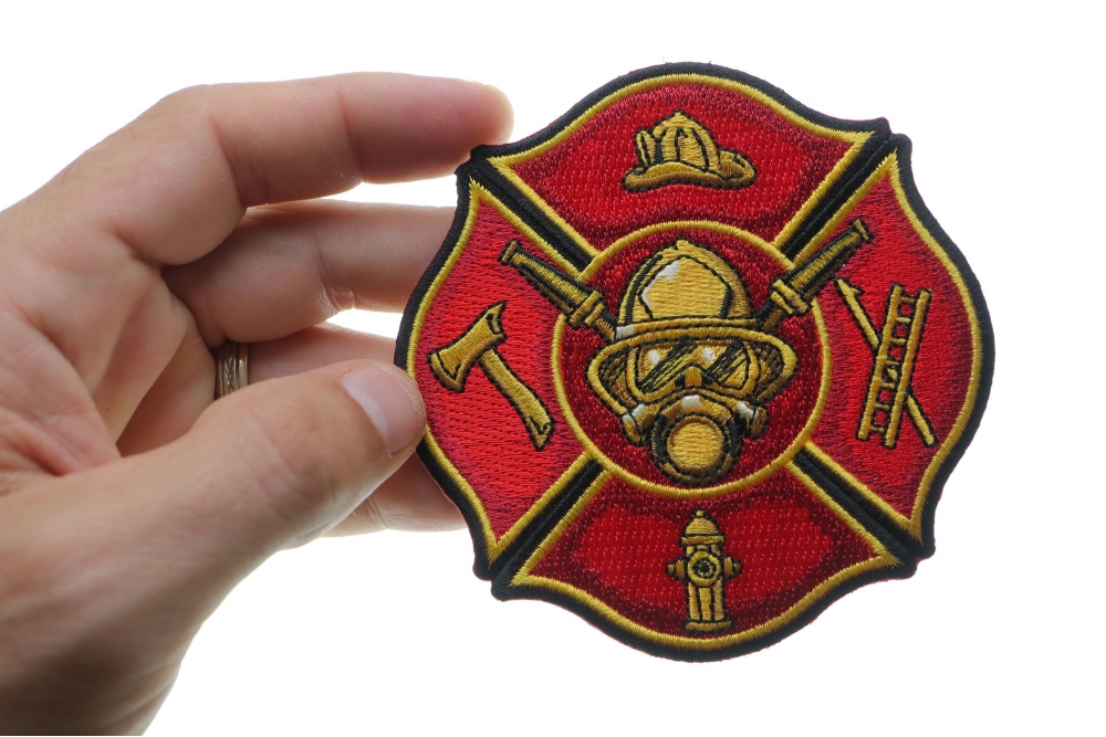 Fire Fighter Patch for Sewing or Ironing on to Jackets by Ivamis Patches