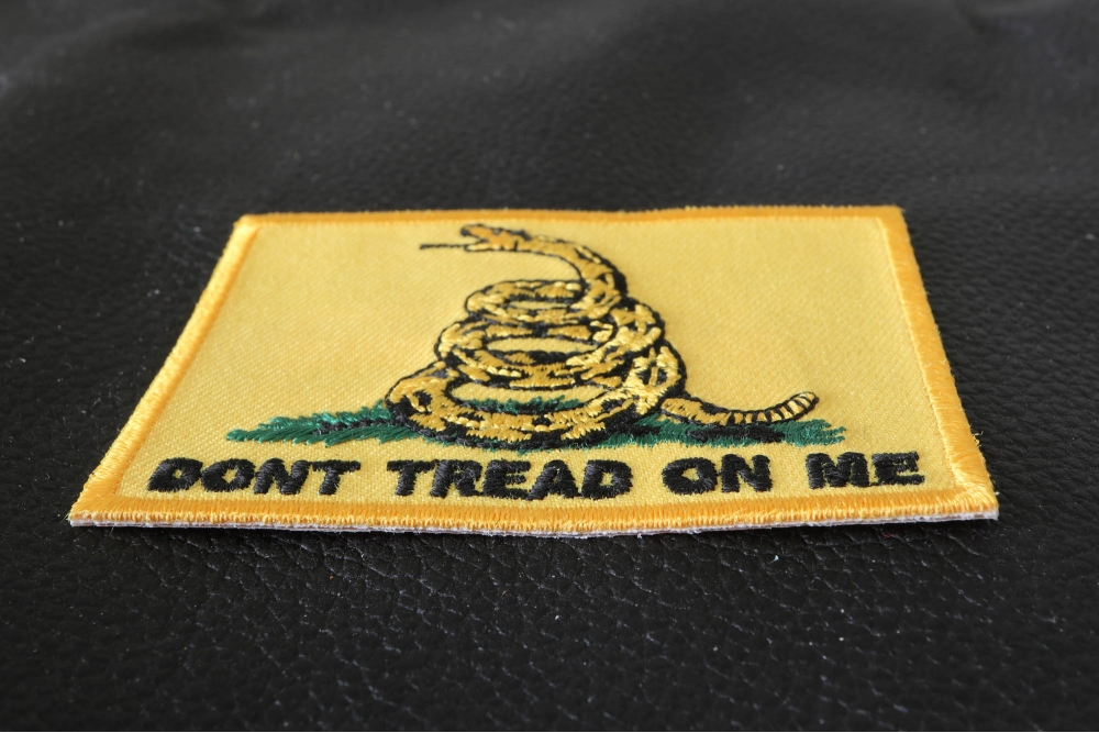 Don't Tread On Me Gadsden American Flag Patch (Embroidered Hook)