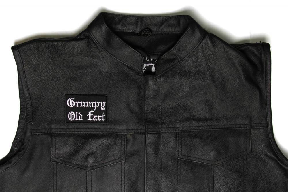 Grumpy Old Far Patch In Old English by Ivamis Patches