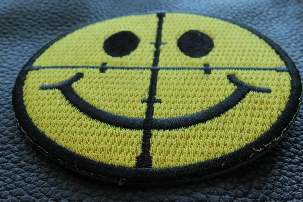 Sniper Scope Smiley Face Patch by Ivamis Patches
