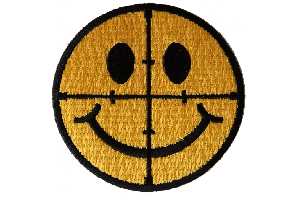 Sniper Scope Smiley Face Patch by Ivamis Patches