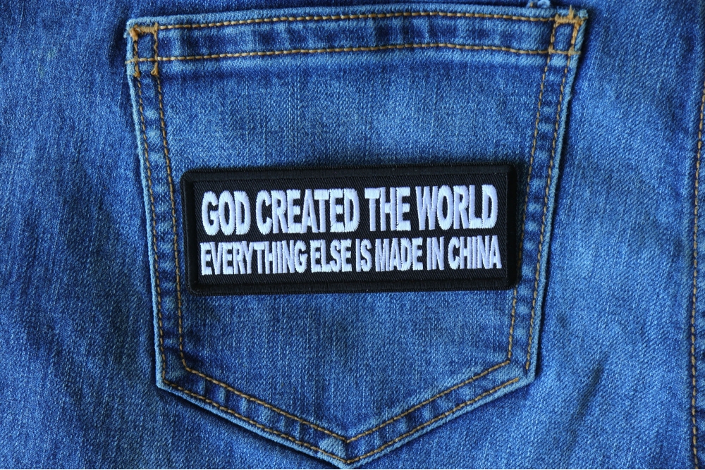 Buy Wholesale China Embroidered Patches Iron On Clothing Funny