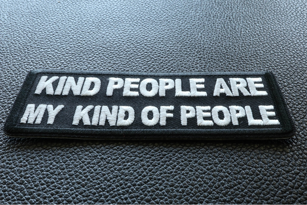 Kind People Are My Kind of People Patch, Funny Saying Patches by Ivamis ...