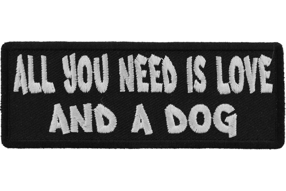All You Need is Love And a Dog Patch by Ivamis Patches