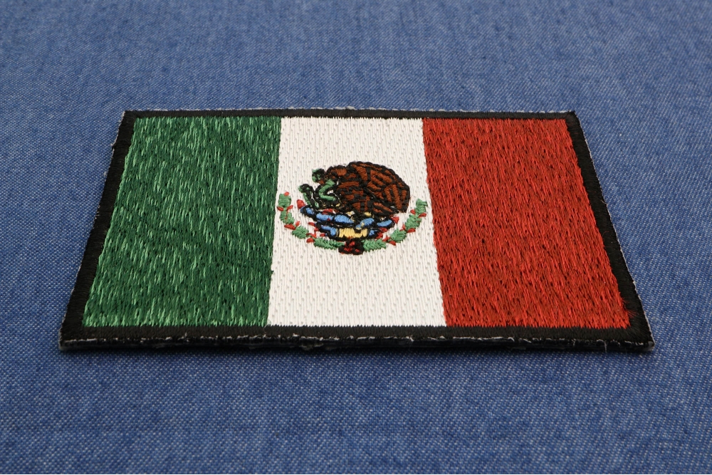 Subdued Mexico Flag Patch