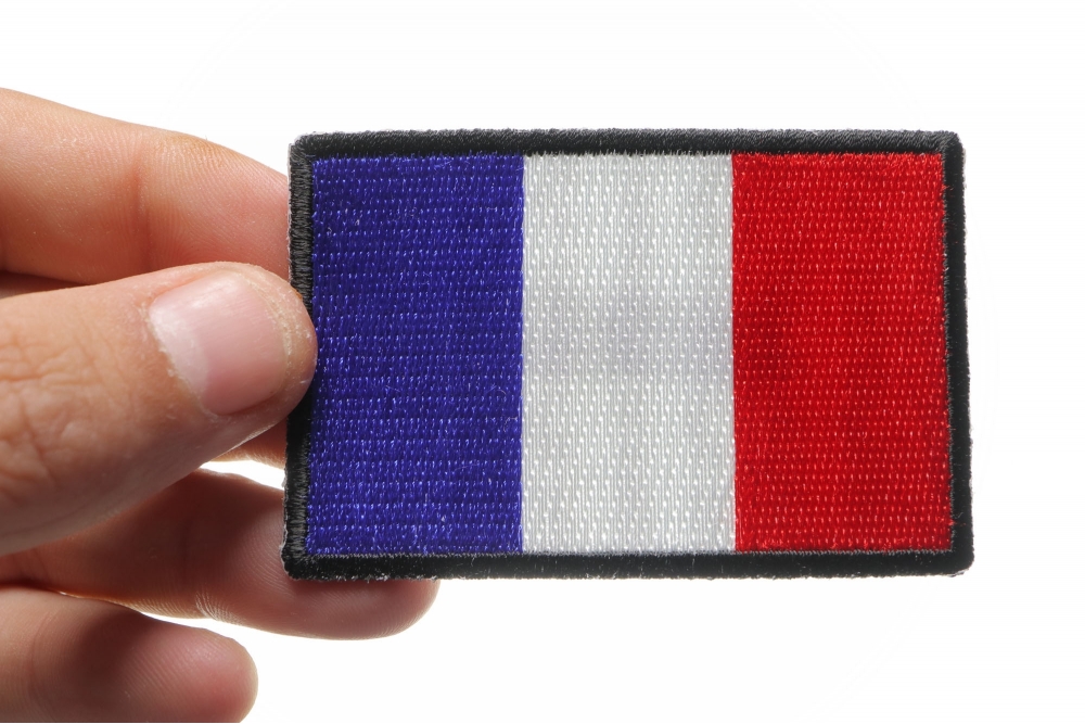 1PC France National Flag Armband Embroidered Patch Hook & Loop Or 1PC France National Flag Armband Embroidered Patch Hook & Loop Or