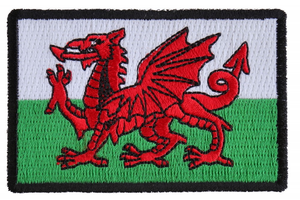 Wales Flag Patch by Ivamis Patches