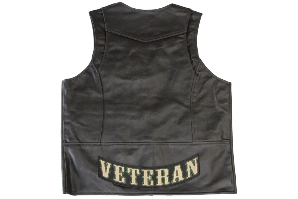Veteran Patch - Sew on Lower Back of Jackets by Ivamis Patches