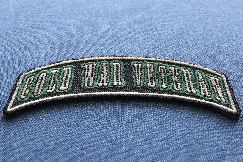 Cold War Veteran Small Rocker Patch | US Military Veteran Patches by ...