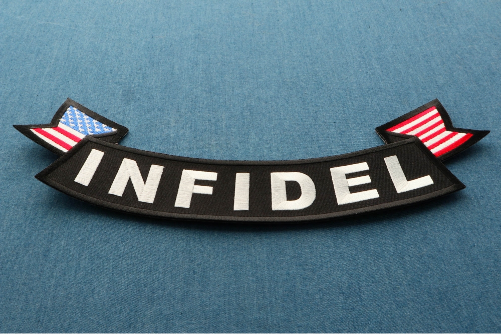 Infidel Patch - Sew on Lower Back of Jackets by Ivamis Patches