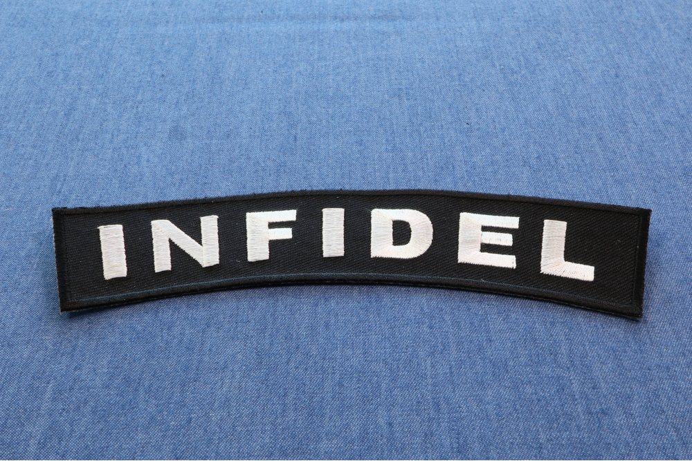 Infidel Medium Size Rocker Patch | US Military Veteran Patches by ...