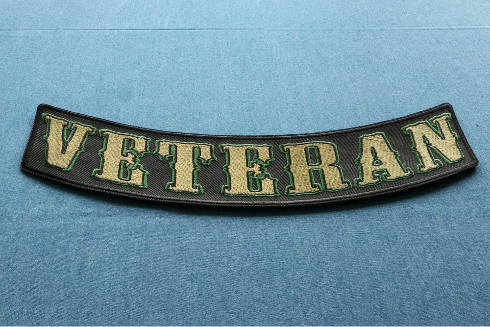 Veteran Patch, Large Rocker Patches by Ivamis Patches