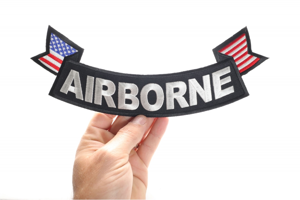 Airborne Patch for Sewing on Back of Jackets by Ivamis Patches