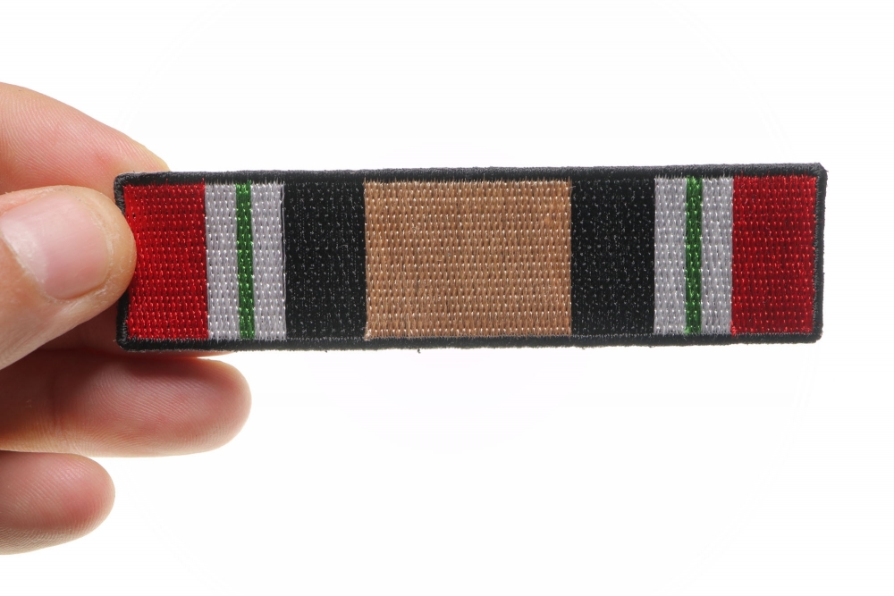 Iraq War Service Ribbon Patch | US Iraq War Military Veteran Patches by ...