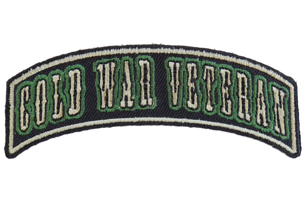 Cold War Veteran Small Rocker Patch | US Military Veteran Patches by ...