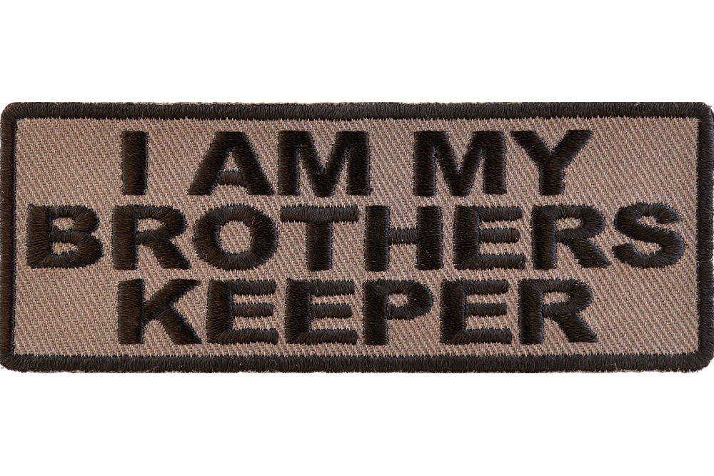 I Am My Brothers Keeper Patch, Military Saying Patches by Ivamis Patches