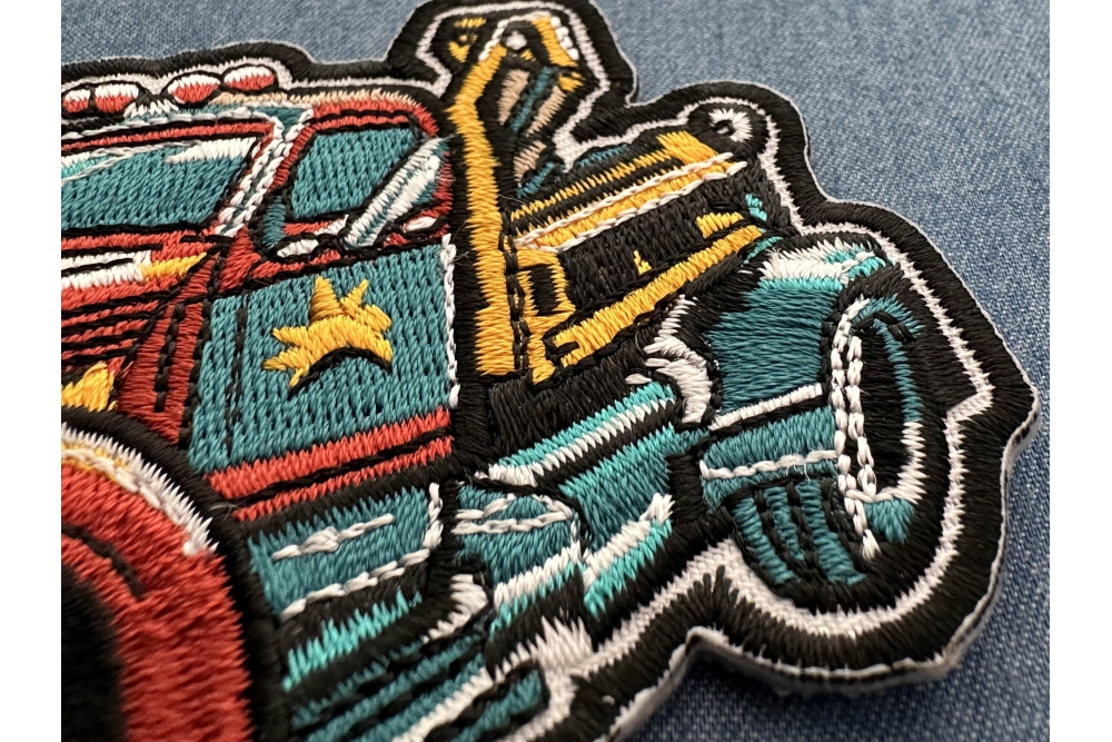 Tow Truck Patch Iron on Novelty Patches by Ivamis Patches