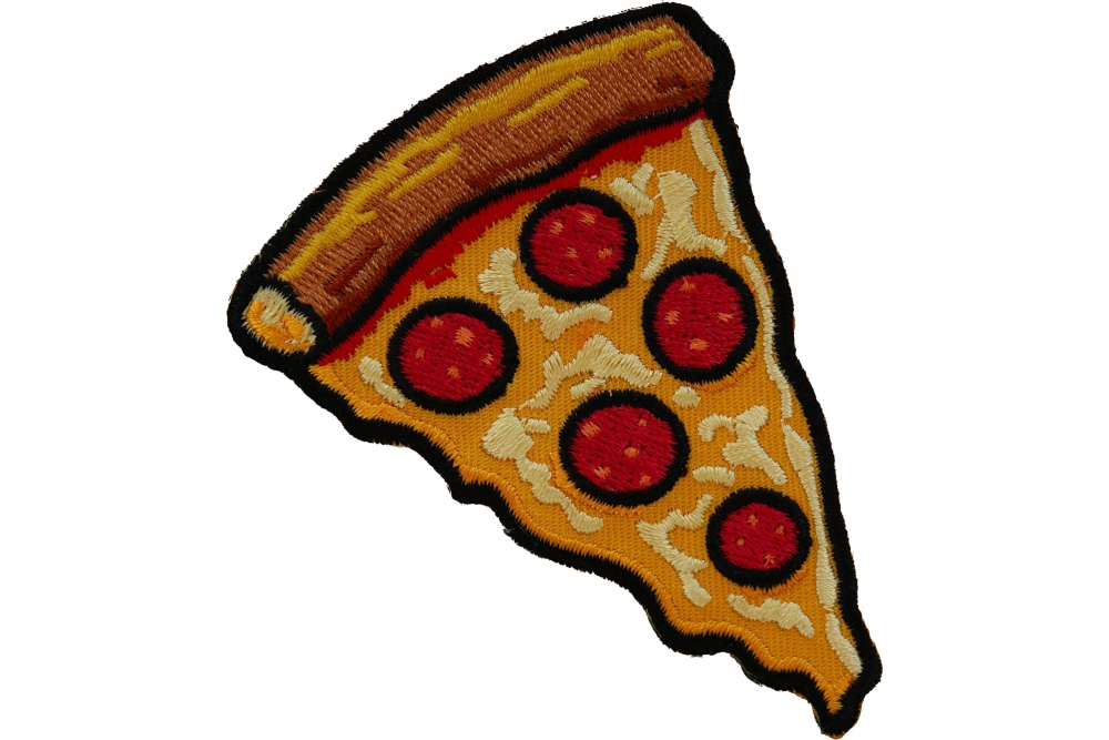 Pizza Slice Iron on Patch by Ivamis Patches
