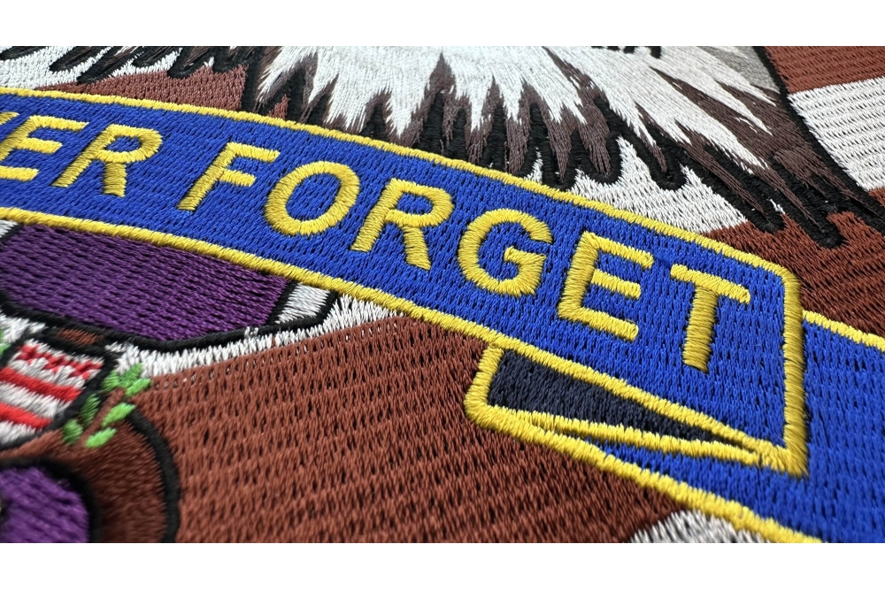 Large Fallen Heroes POW MIA WIA KIA Patch for Back of Leather Vests by ...