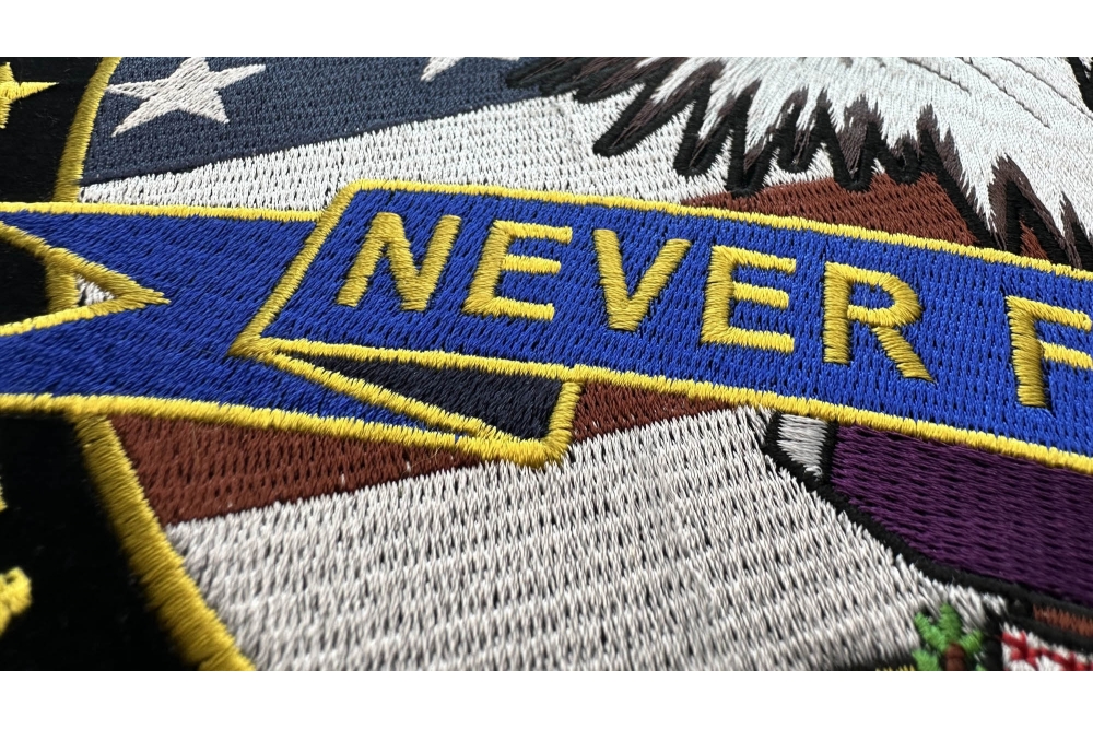 Large Fallen Heroes POW MIA WIA KIA Patch for Back of Leather Vests by ...