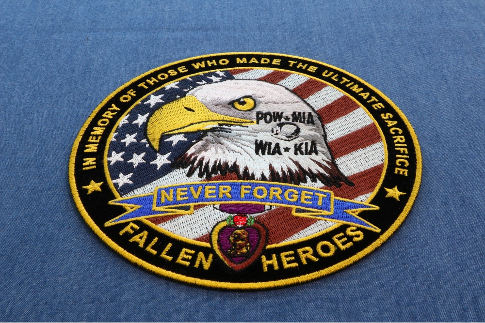 Fallen Heroes POW MIA WIA KIA Memorial Patch by Ivamis Patches