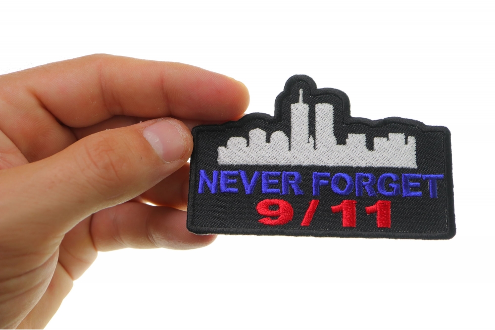 Iron On Never Forget 9 11 Patch | Embroidered Patches by Ivamis Patches