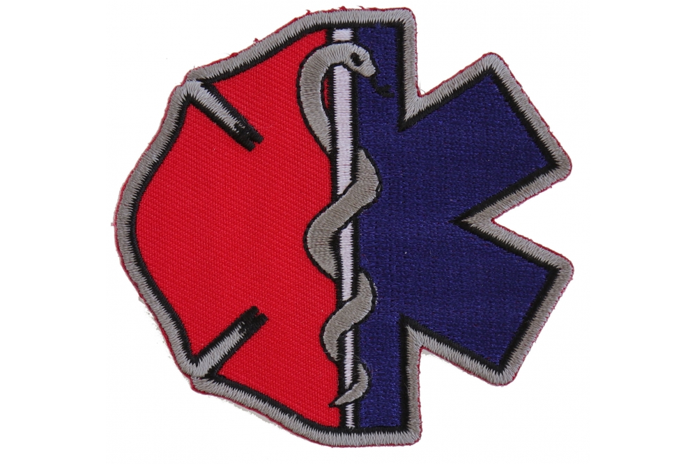 Firefighter EMT Emblems Patch | Embroidered Patches by Ivamis Patches