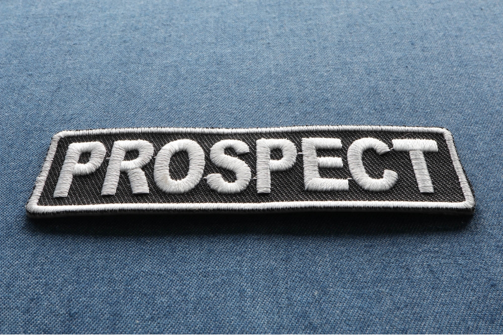 Prospect Bottom Rocker Patch Prospect Patch, Motorcycle Club Patches for Bikers by Ivamis Patches