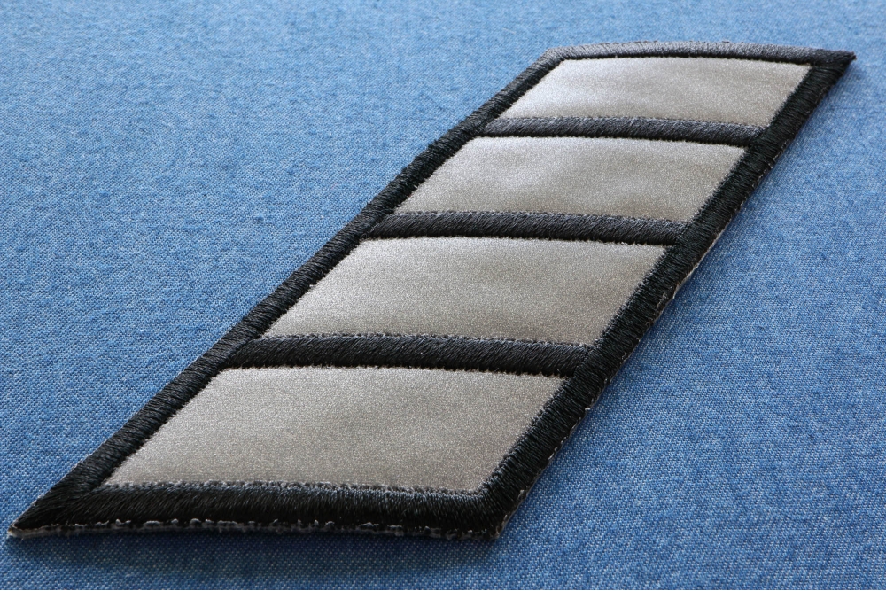 Reflective Stripes 6 inch Patch by Ivamis Patches
