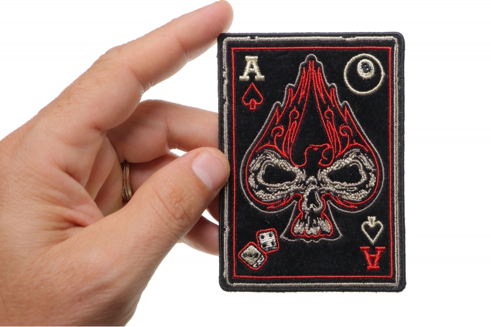 Handheld Computer Spades Ace Of Spades Playing Card Skull