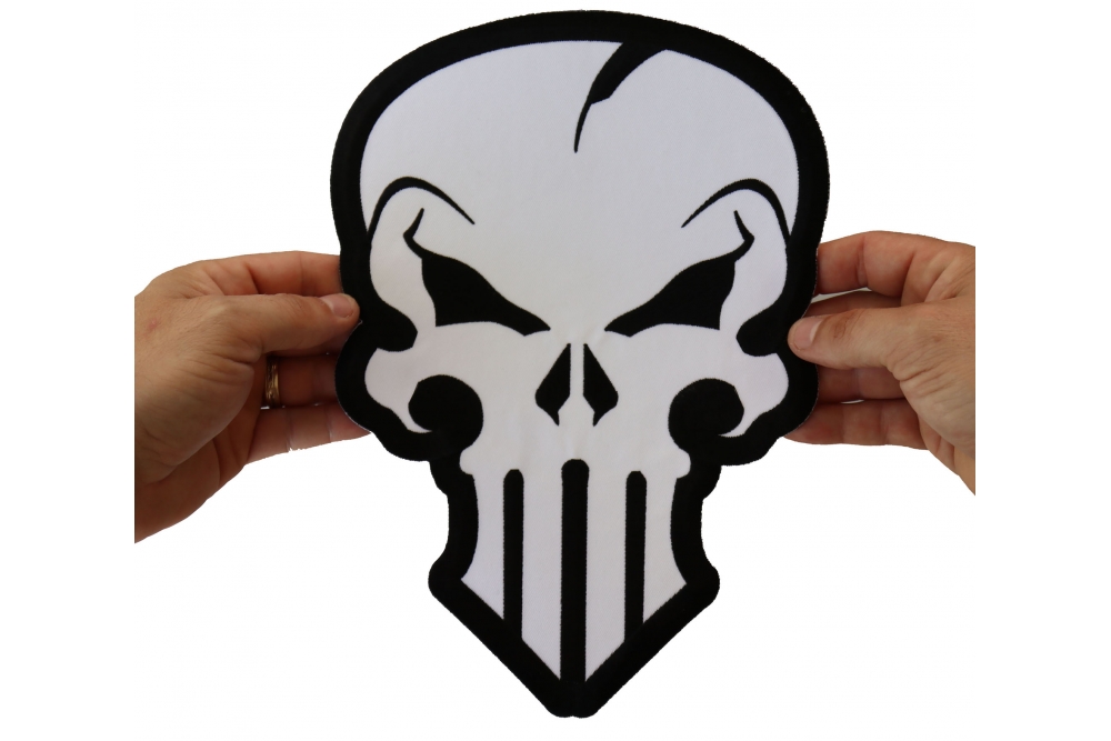 Marvel Comics Punisher Skull Iron on Patch Large