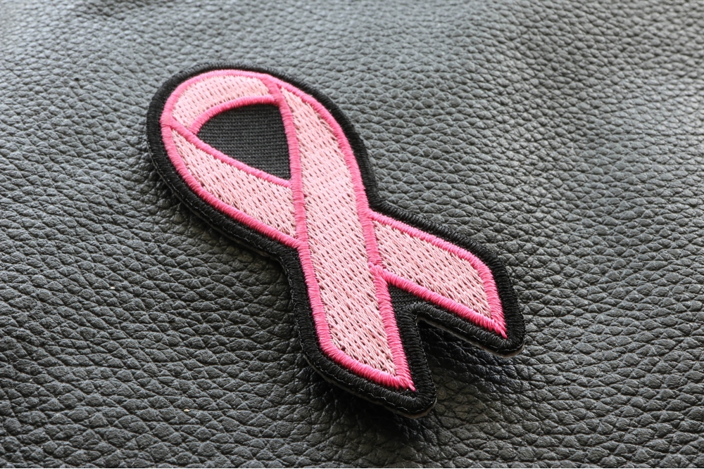 Pink Ribbon Patch -Embroidered Iron On or Sew | Embroidered Patches by ...